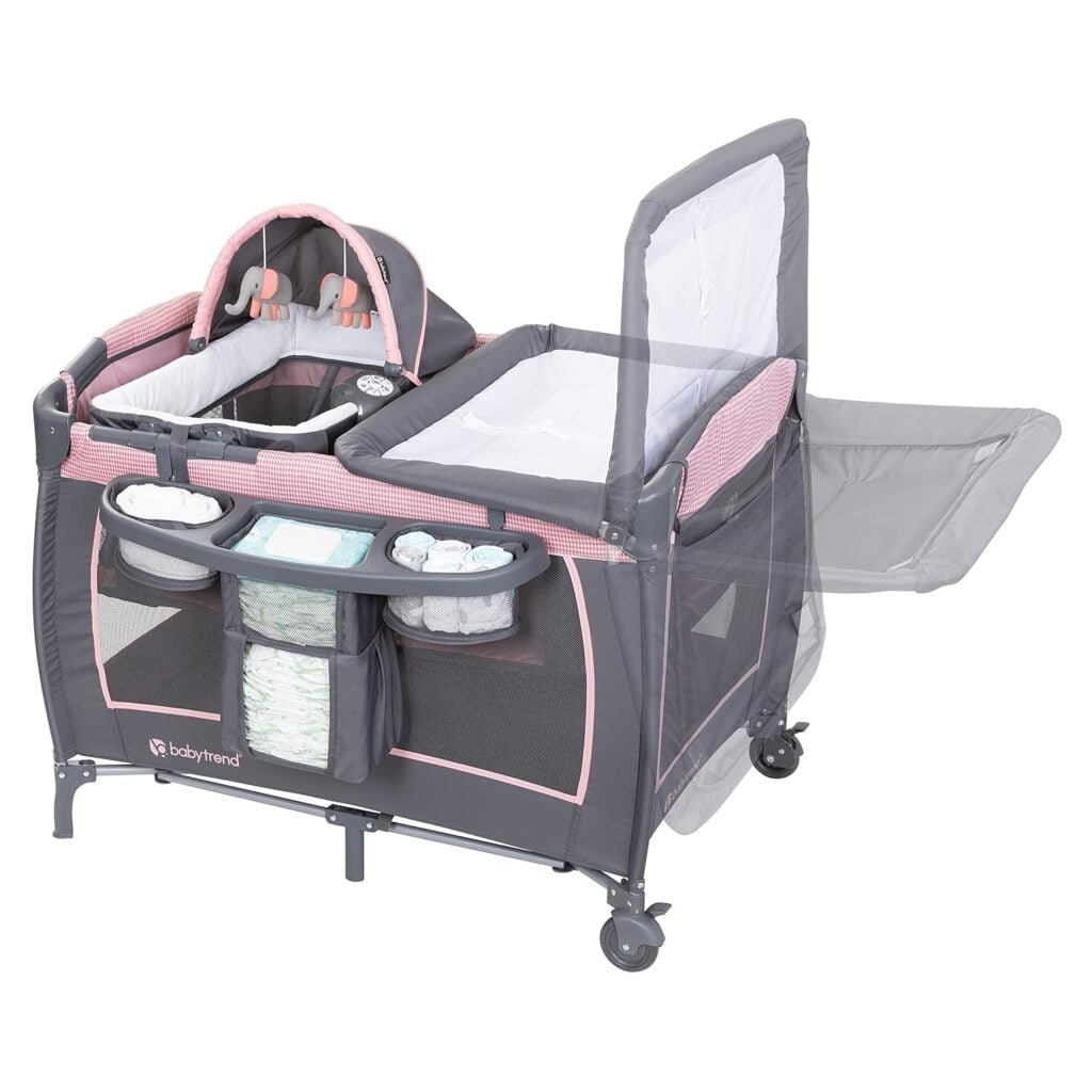 Baby Trend Deluxe II Nursery Center Playard, Bluebell