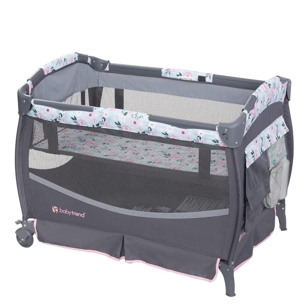 Baby Trend Deluxe II Nursery Center Playard, Bluebell