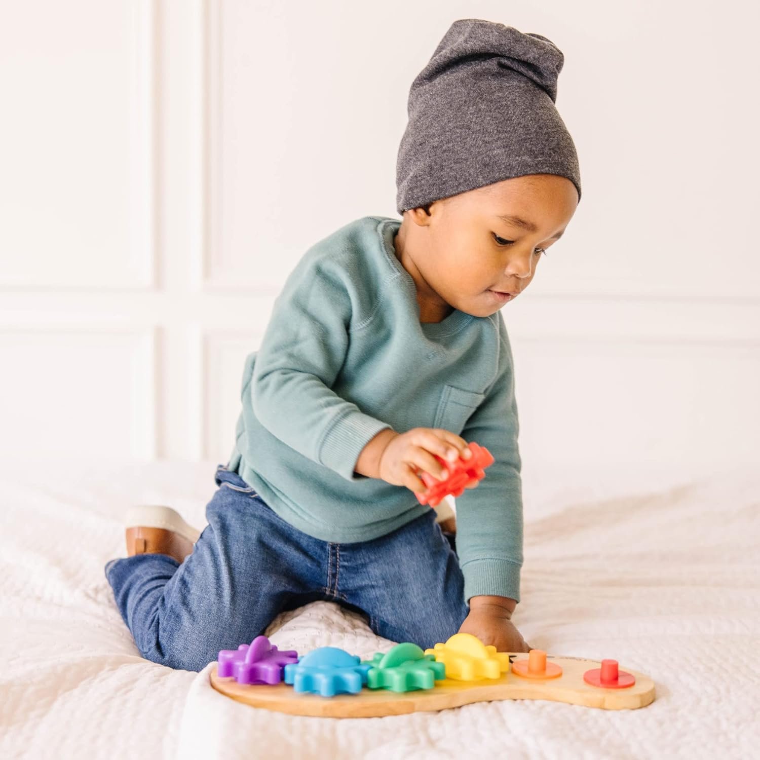 Melissa & Doug Rainbow Caterpillar Gear Baby Toy Review