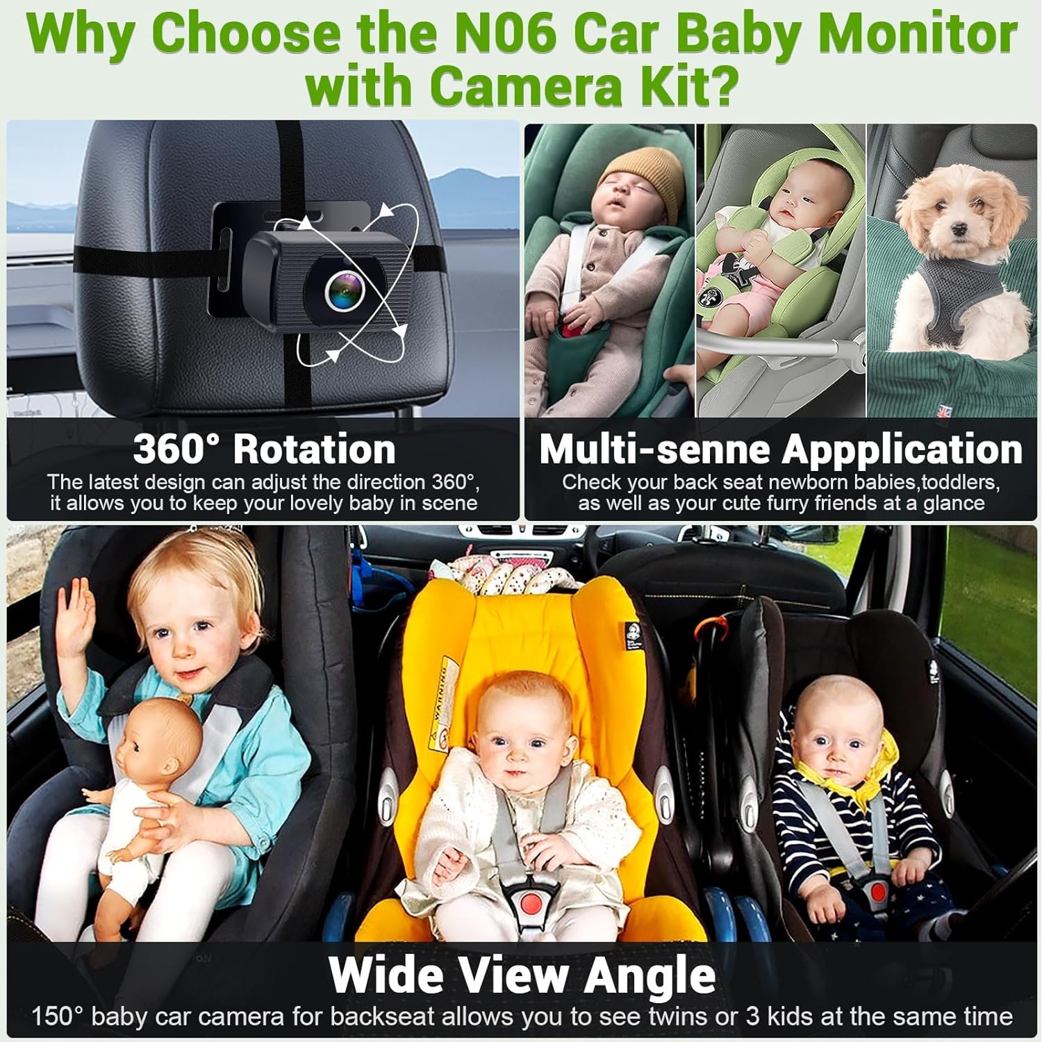 Rohent N06 Baby Car Camera Review